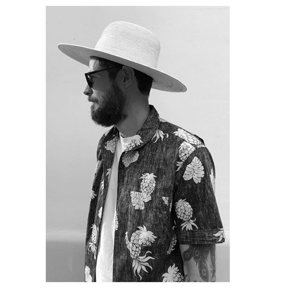 Engineered Garments NYC Aloha Pineapple Print Button Down Shirt - Picture 1 of 7